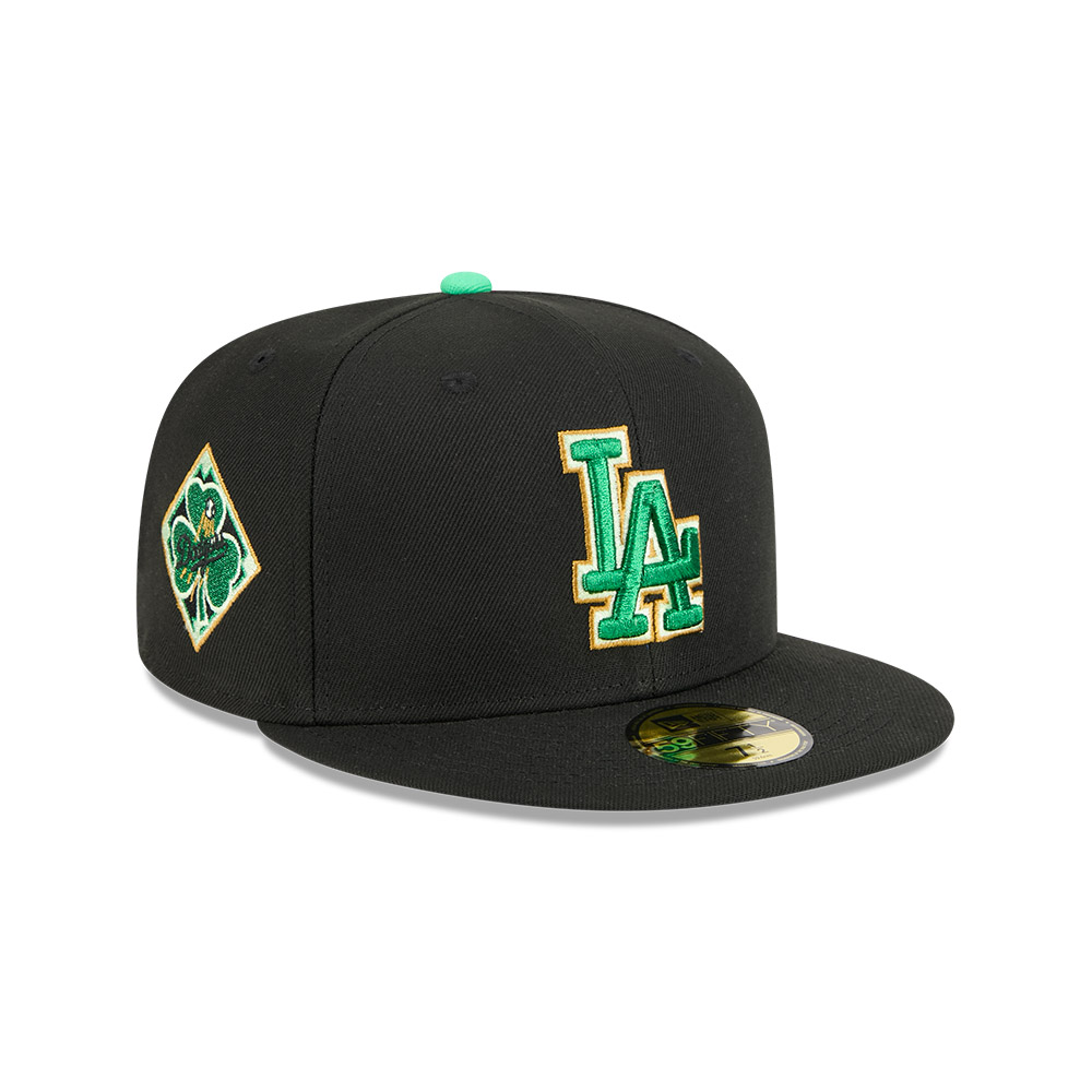 GORRA 59FIFTY MLB LOS ANGELES DODGERS ST PATRICK'S NEGRO - 1
