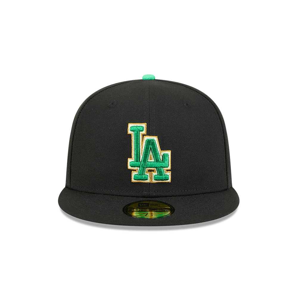 GORRA 59FIFTY MLB LOS ANGELES DODGERS ST PATRICK'S NEGRO - 3