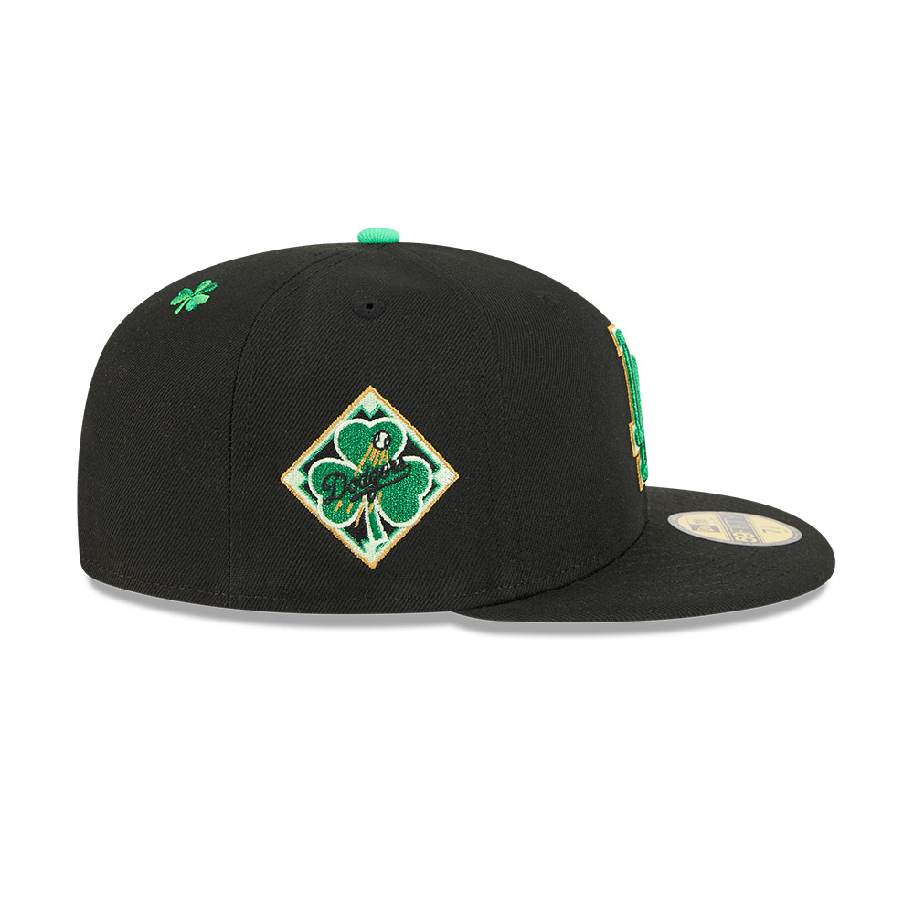 GORRA 59FIFTY MLB LOS ANGELES DODGERS ST PATRICK'S NEGRO - 6