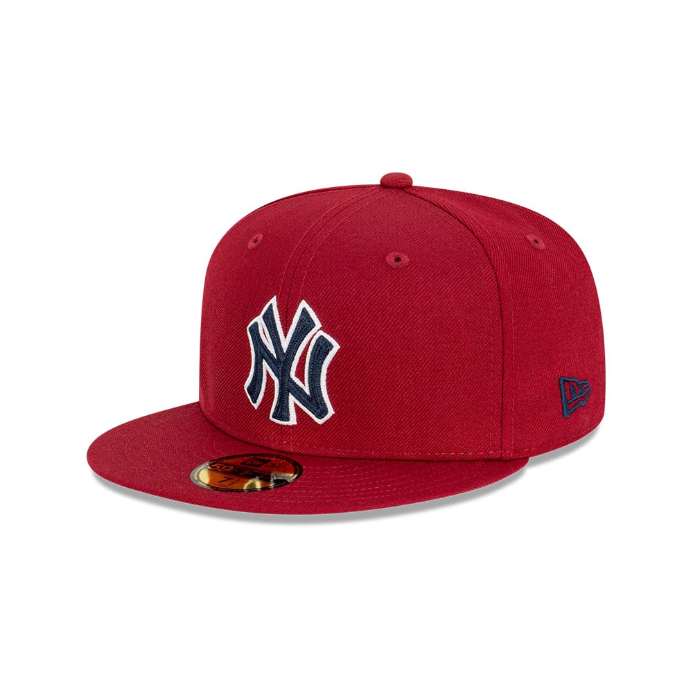 GORRA 59FIFTY MLB NEW YORK YANKEES SEASONAL CHAIN STITCH ROJO - 2