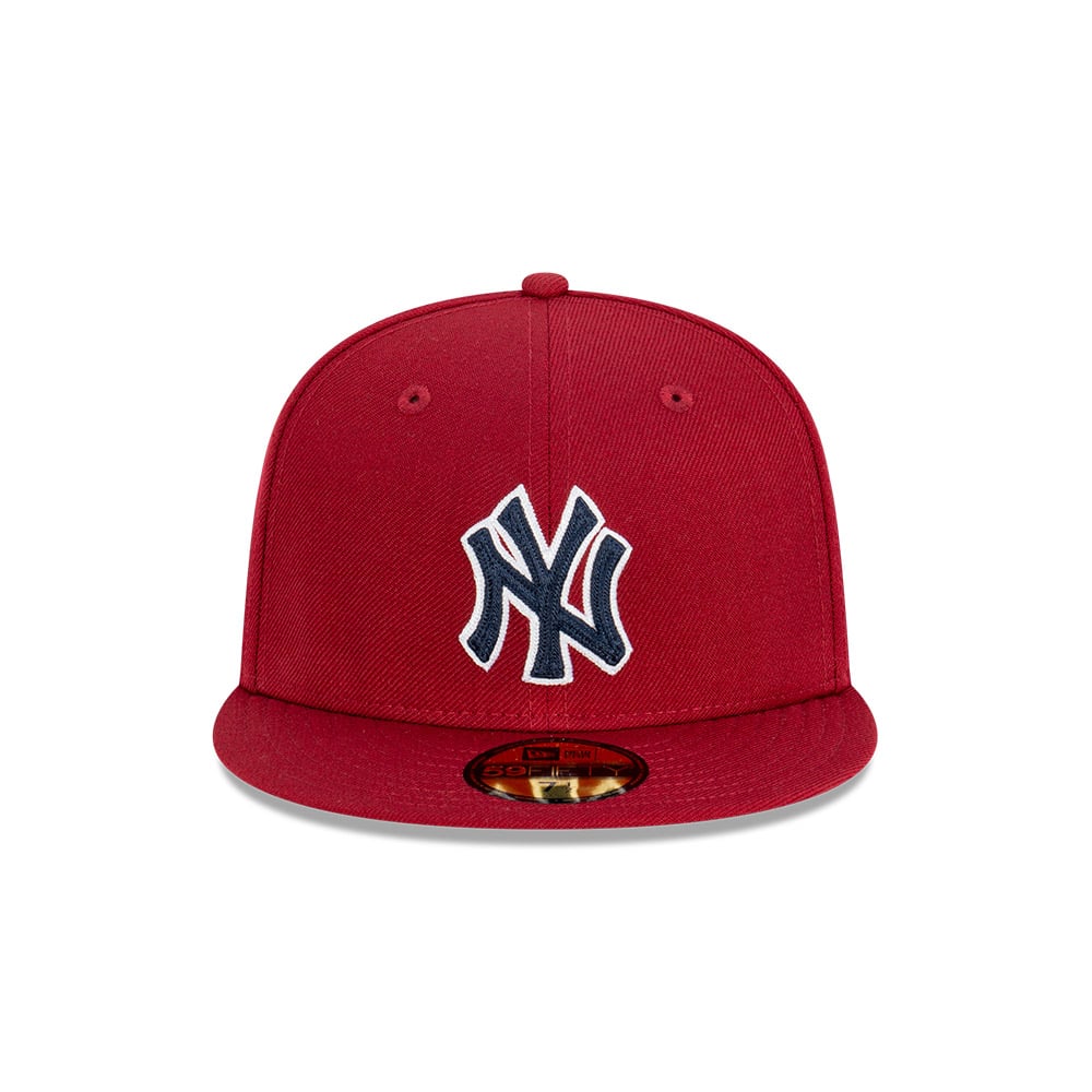 GORRA 59FIFTY MLB NEW YORK YANKEES SEASONAL CHAIN STITCH ROJO - 3