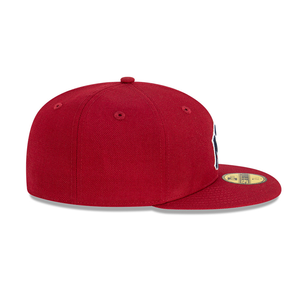 GORRA 59FIFTY MLB NEW YORK YANKEES SEASONAL CHAIN STITCH ROJO - 6