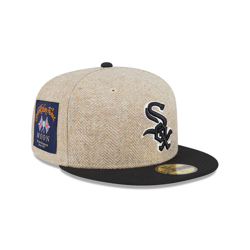 GORRA 59FIFTY MLB CHICAGO WHITE SOX HERRINGBONE MOON BEIGE - 1
