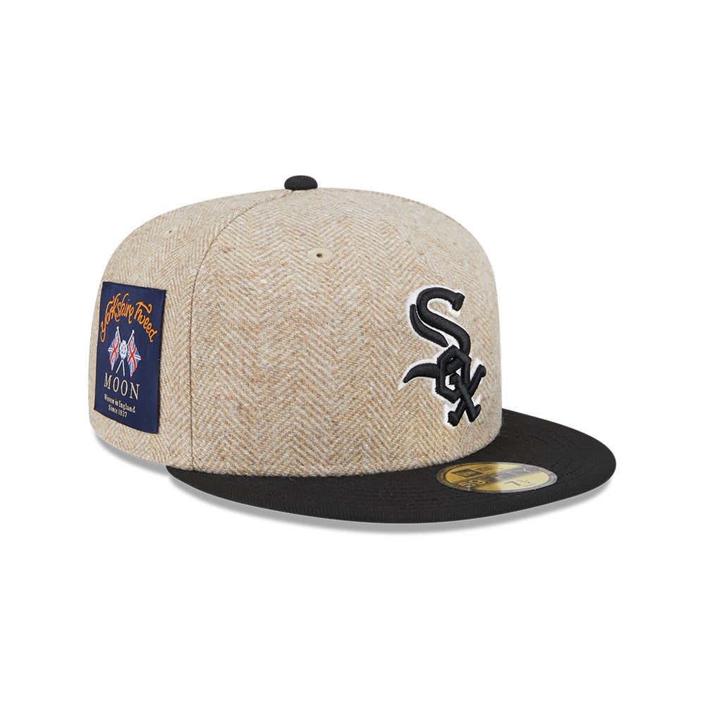 GORRA 59FIFTY MLB CHICAGO WHITE SOX HERRINGBONE MOON BEIGE - 1