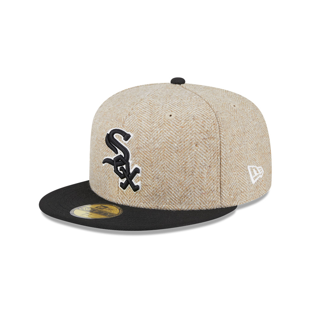 GORRA 59FIFTY MLB CHICAGO WHITE SOX HERRINGBONE MOON BEIGE - 2