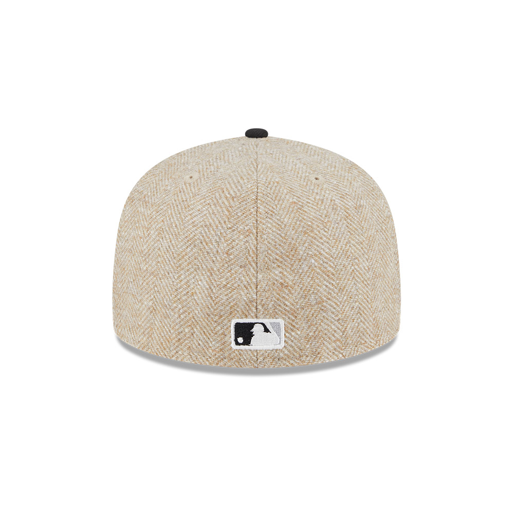GORRA 59FIFTY MLB CHICAGO WHITE SOX HERRINGBONE MOON BEIGE - 4