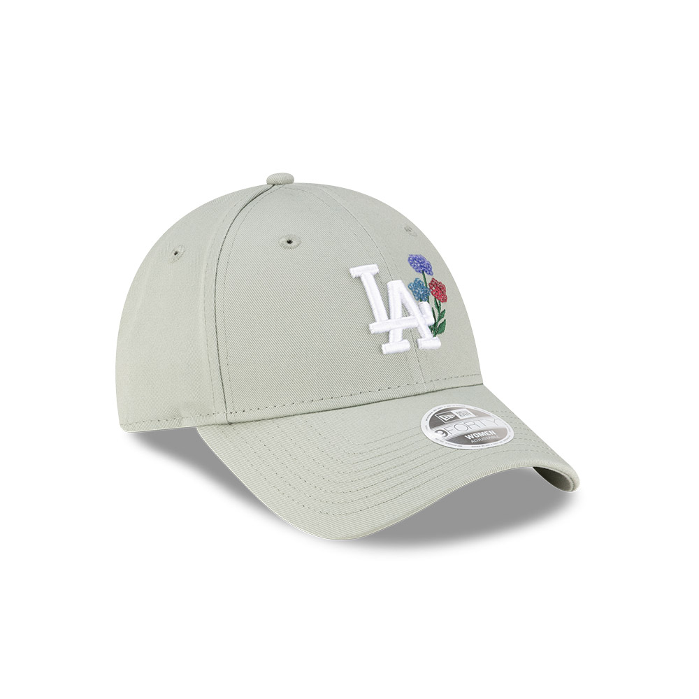 GORRA 9FORTY MLB LOS ANGELES DODGERS W FLORAL ICON VERDE - 1