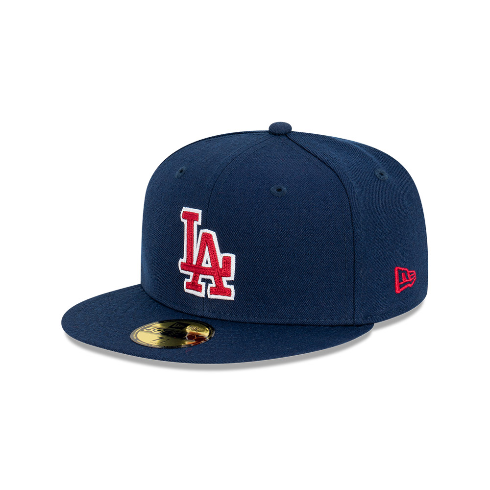 GORRA 59FIFTY MLB LOS ANGELES DODGERS SEASONAL CHAIN STITCH AZUL - 2