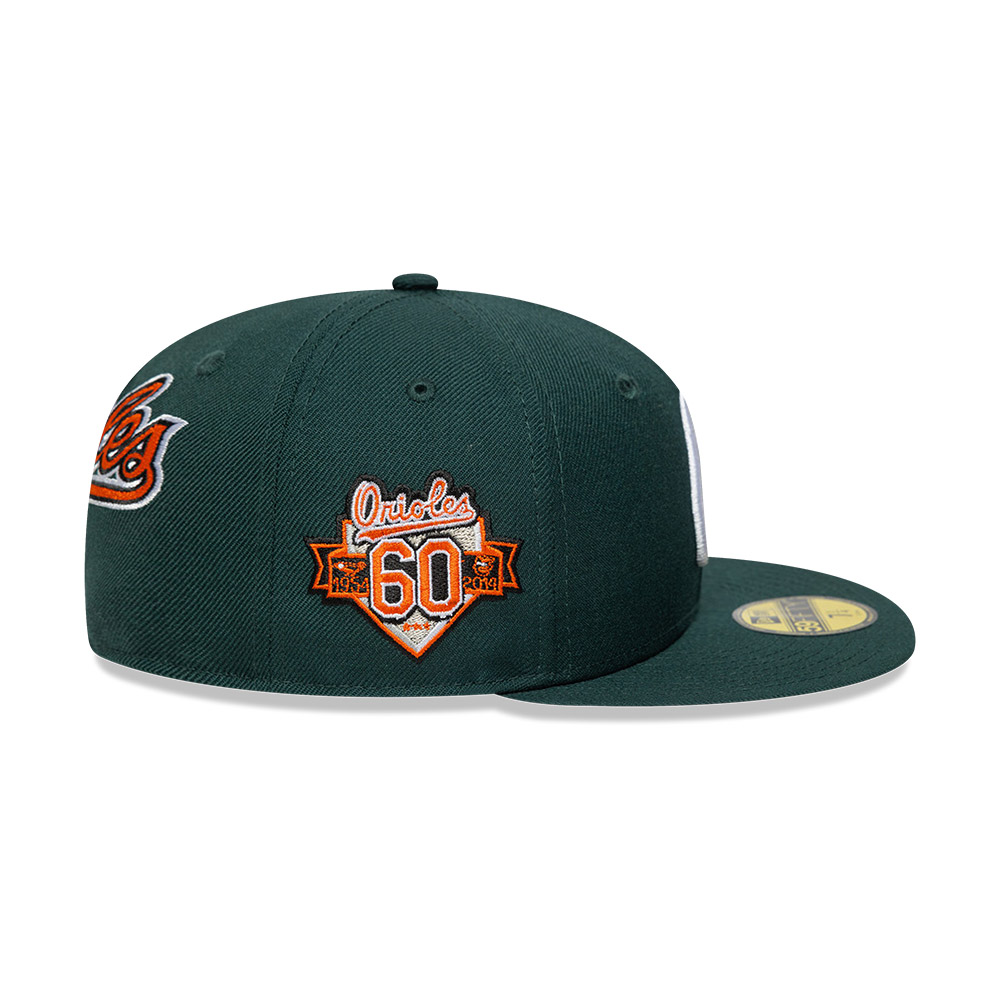 GORRA 59FIFTY MLB BALTIMORE ORIOLES ALL OVER VERDE - 6
