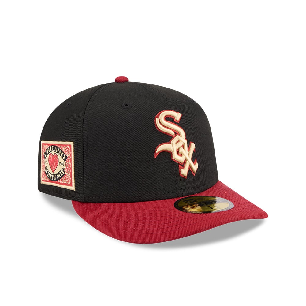 GORRA 59FIFTY MLB CHICAGO WHITE SOX TEAM CARDS NEGRO - 2