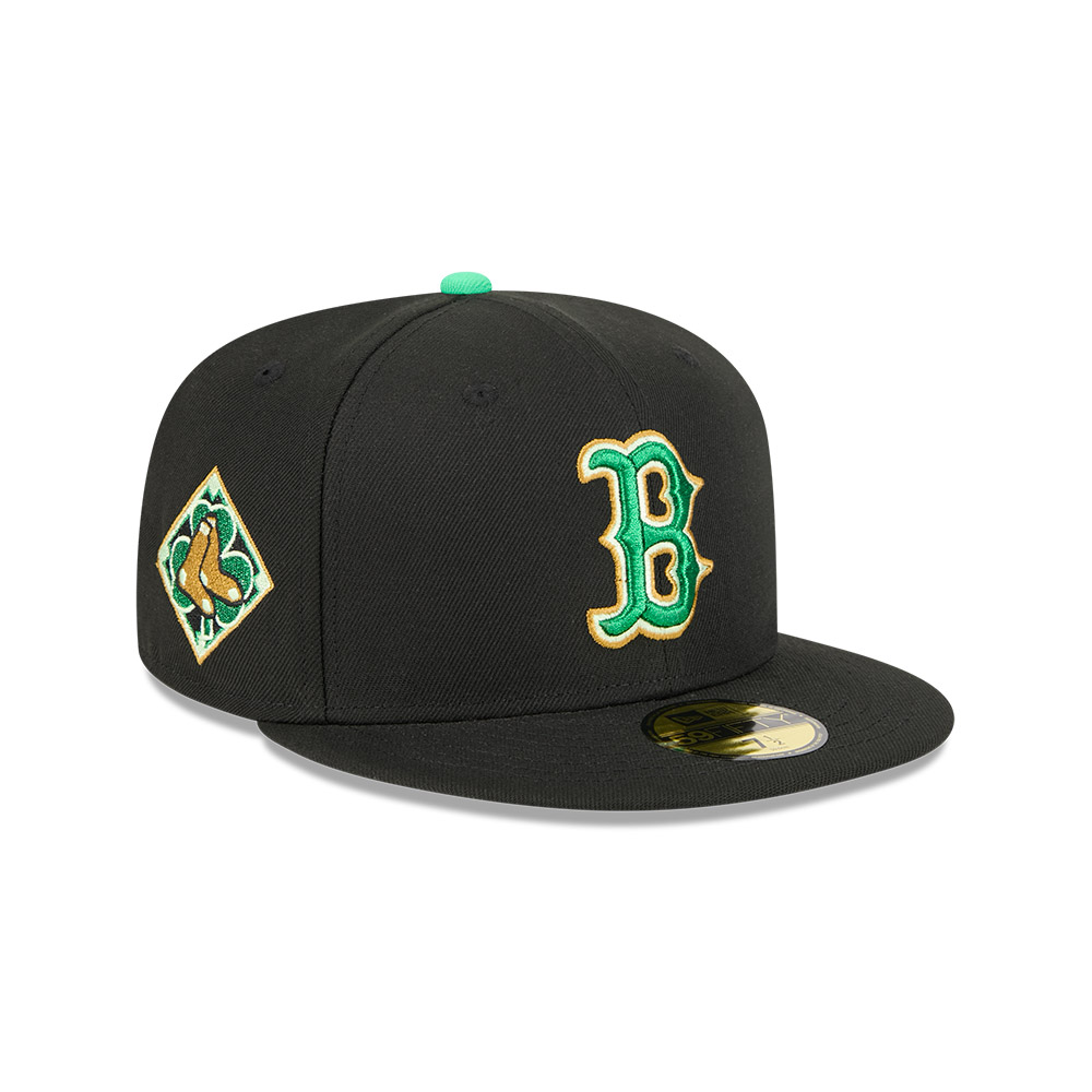 GORRA 59FIFTY MLB BOSTON RED SOX ST PATRICK'S NEGRO - 1