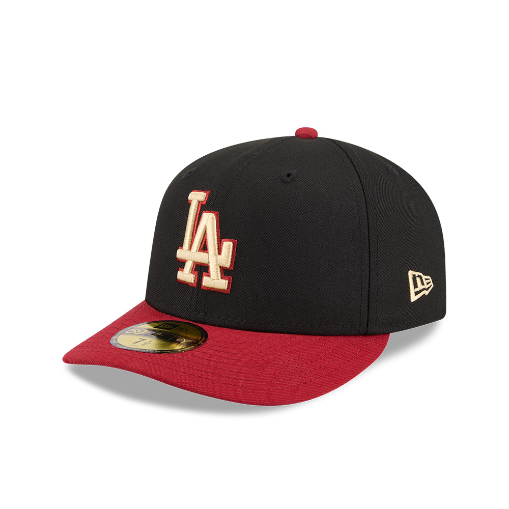 GORRA 59FIFTY MLB LOS ANGELES DODGERS TEAM CARDS NEGRO - 1