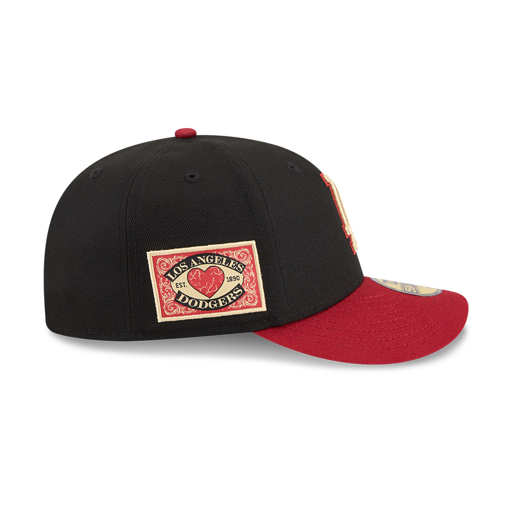 GORRA 59FIFTY MLB LOS ANGELES DODGERS TEAM CARDS NEGRO - 5