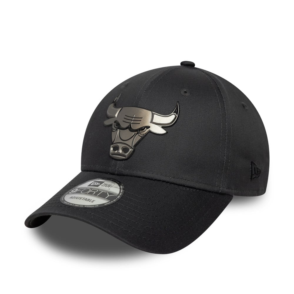 GORRA 9FORTY NBA CHICAGO BULLS METALLIC GRIS - 1