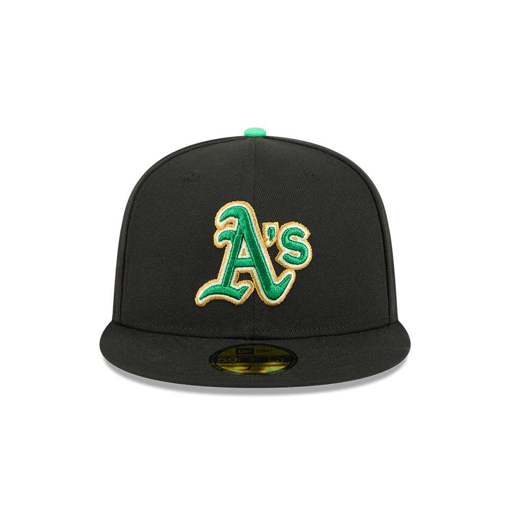 GORRA 59FIFTY MLB OAKLAND ATHLETICS ST PATRICK'S NEGRO - 3