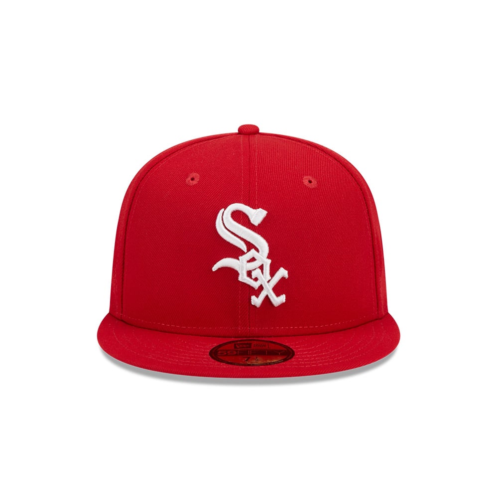 GORRA 59FIFTY MLB CHICAGO WHITE SOX EVERGREEN ROJO - 2