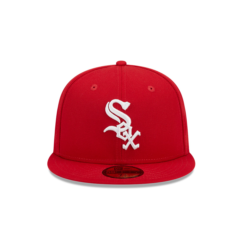 GORRA 59FIFTY MLB CHICAGO WHITE SOX EVERGREEN ROJO - 2