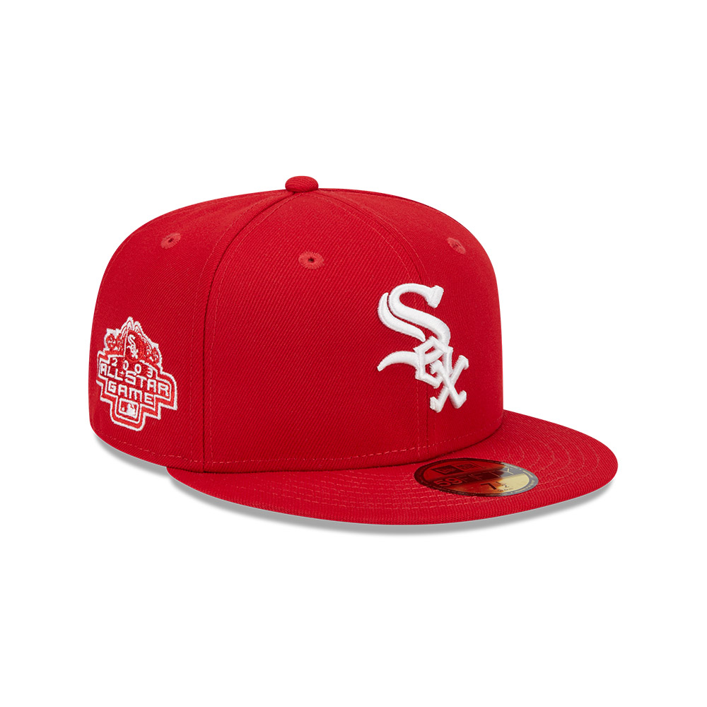 GORRA 59FIFTY MLB CHICAGO WHITE SOX EVERGREEN ROJO - 3