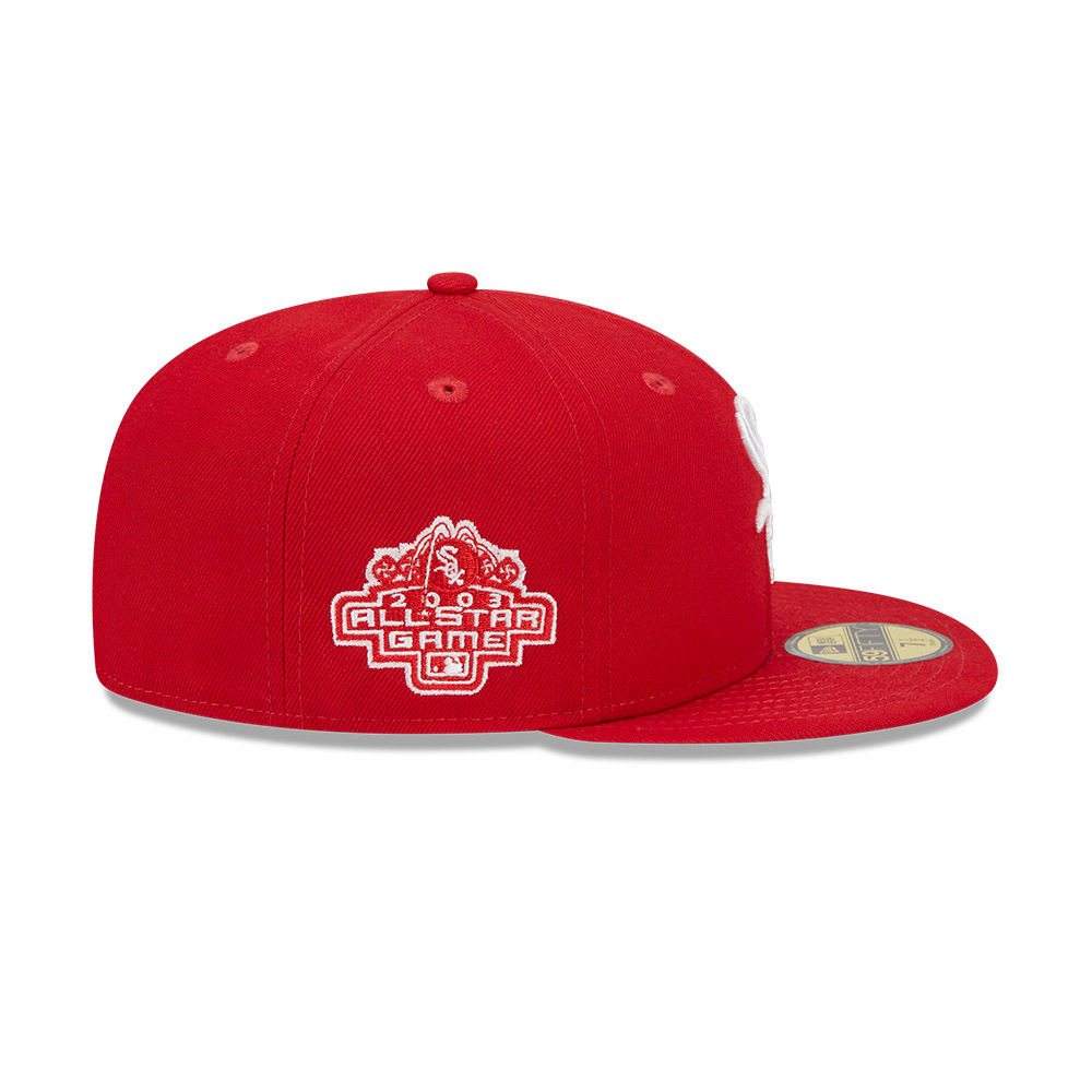 GORRA 59FIFTY MLB CHICAGO WHITE SOX EVERGREEN ROJO - 5