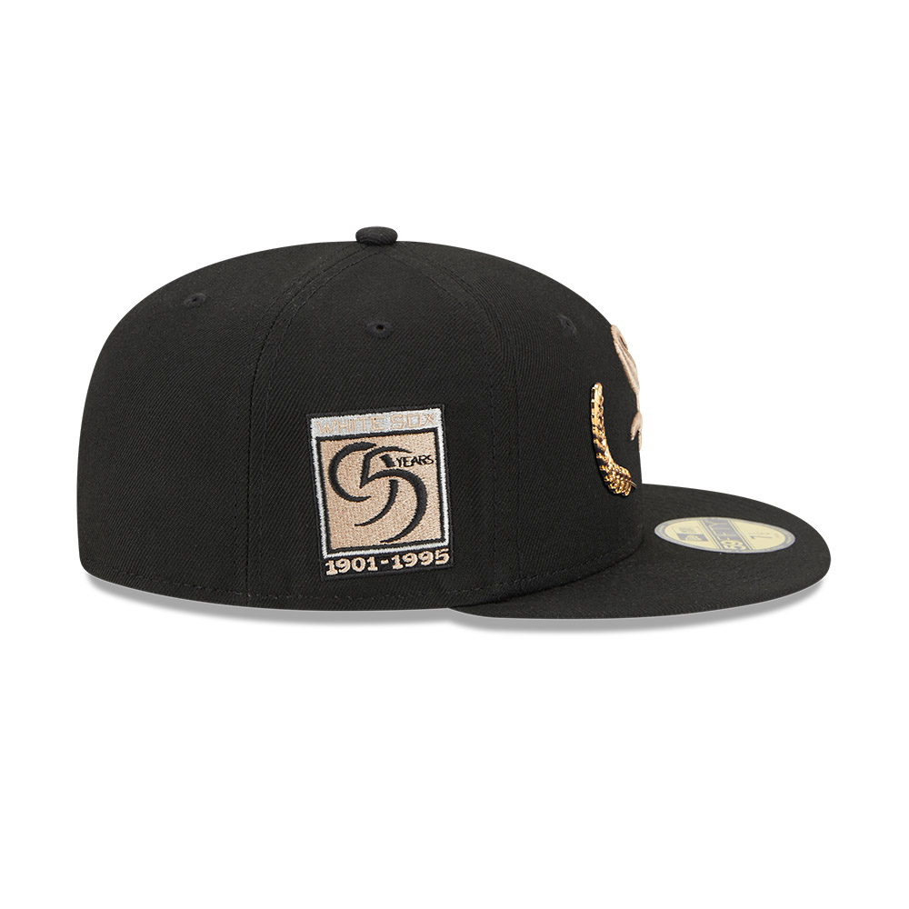 GORRA 59FIFTY MLB CHICAGO WHITE SOX GOLD LEAF - 5