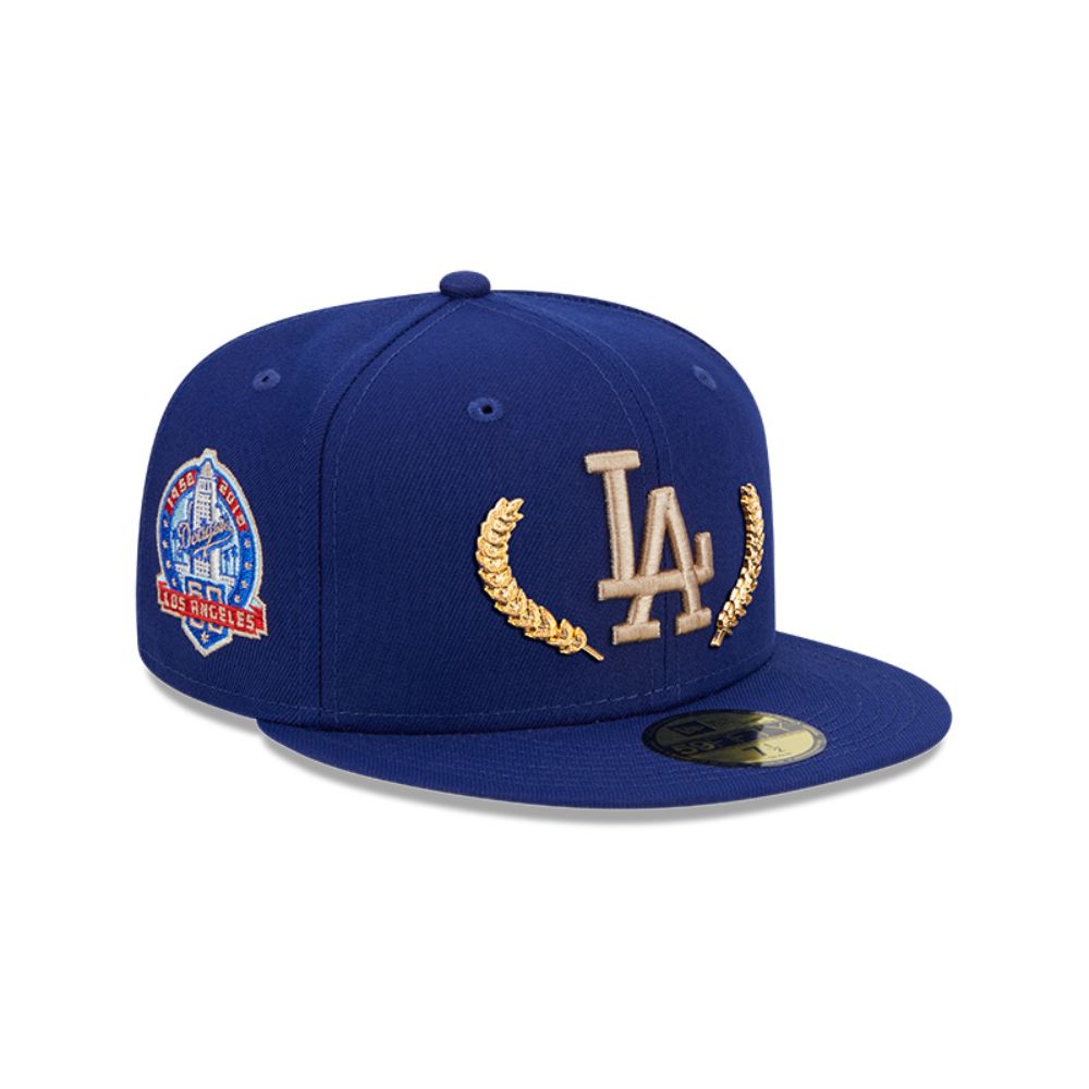 GORRA 59FIFTY MLB LOS ANGELES DODGERS GOLD LEAF AZUL - 1