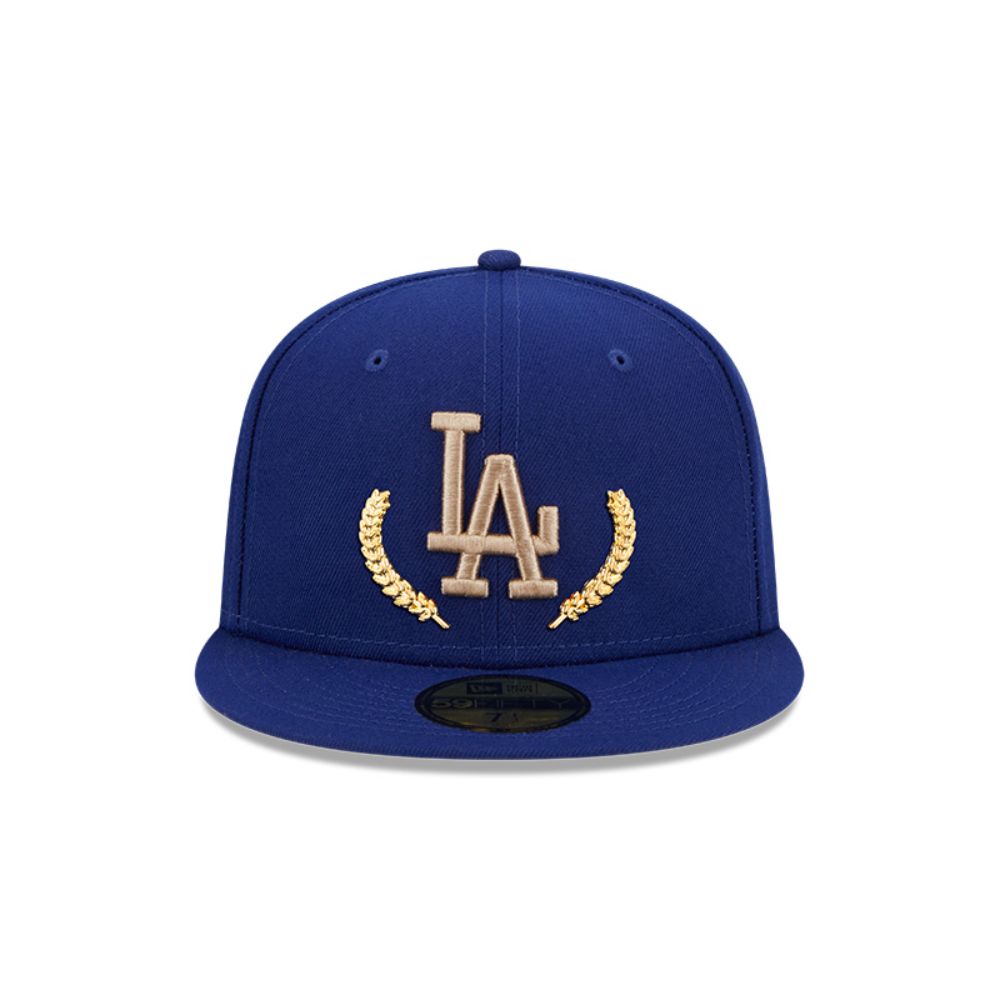 GORRA 59FIFTY MLB LOS ANGELES DODGERS GOLD LEAF AZUL - 3