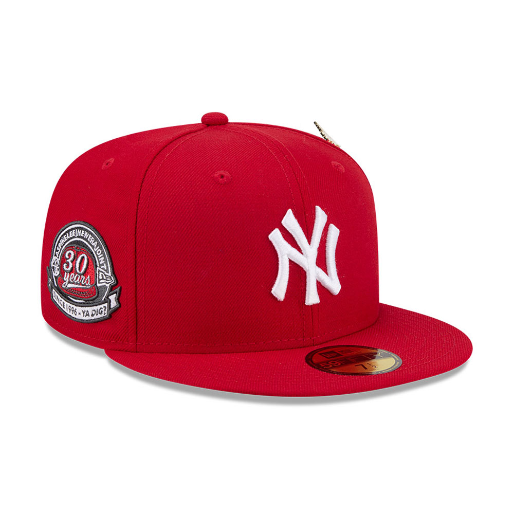 GORRA 59FIFTY MLB NEW YORK YANKEES SPIKE LEE ANIVERSARY 35551 ROJO - 3