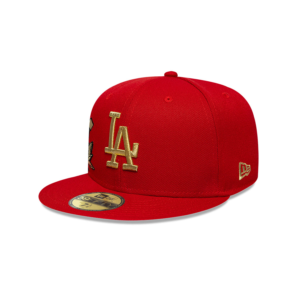 GORRA 59FIFTY MLB LOS ANGELES DODGERS CNY ROJO - 2
