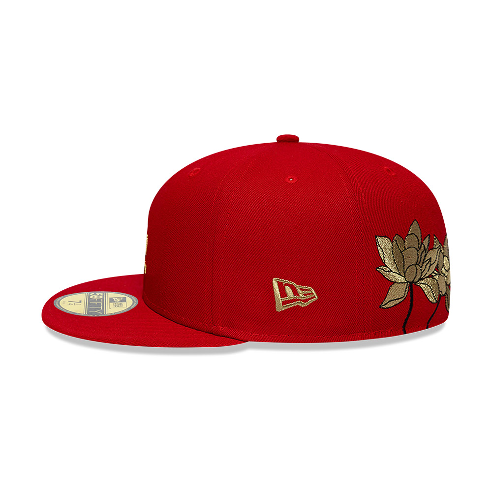 GORRA 59FIFTY MLB LOS ANGELES DODGERS CNY ROJO - 5