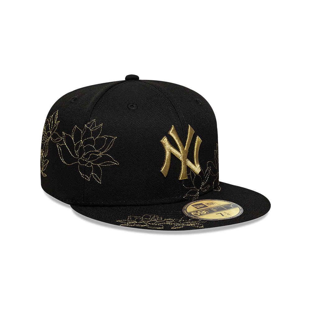 GORRA 59FIFTY MLB NEW YORK YANKEES CNY NEGRO - 2