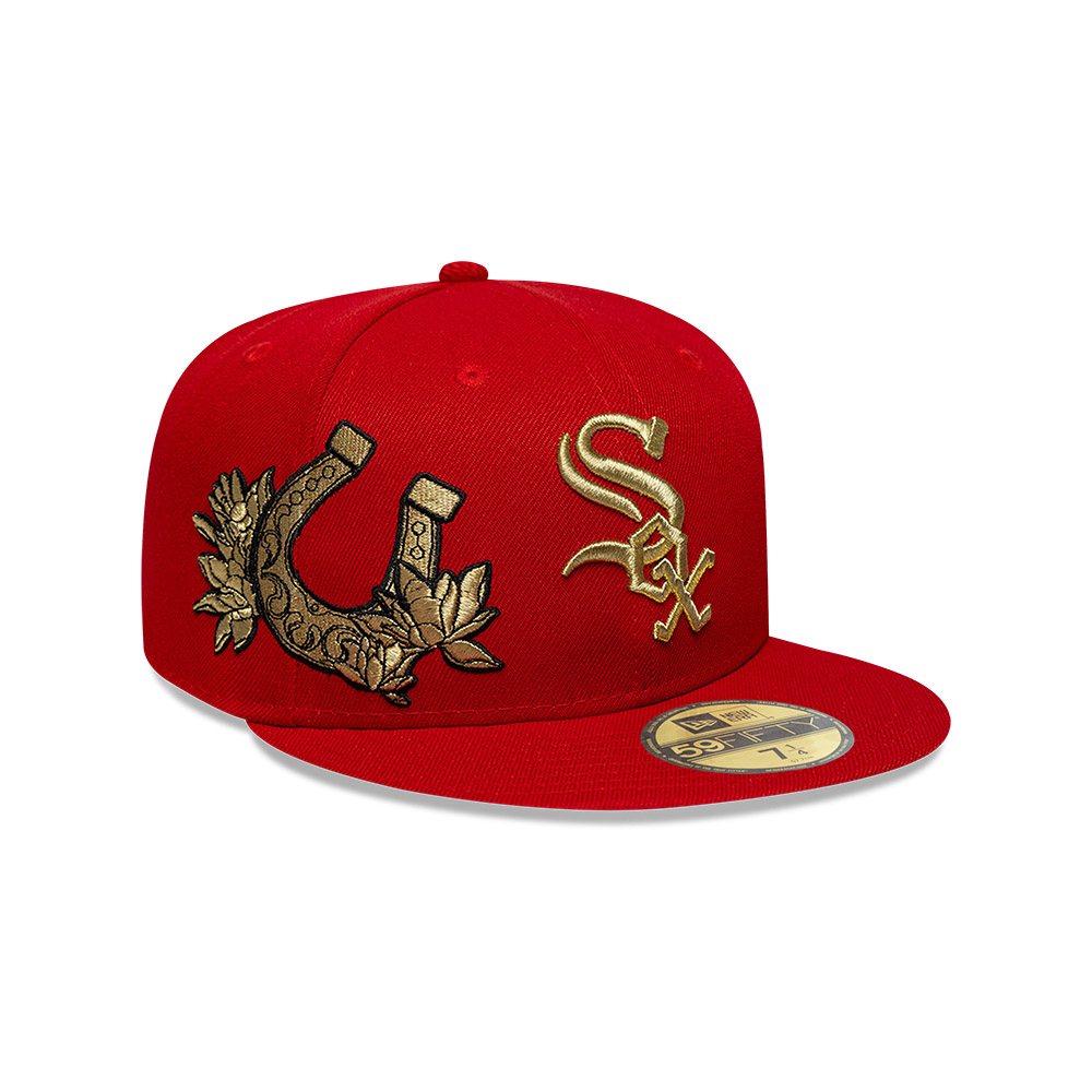 GORRA 59FIFTY MLB CHICAGO WHITE SOX CNY ROJO - 1