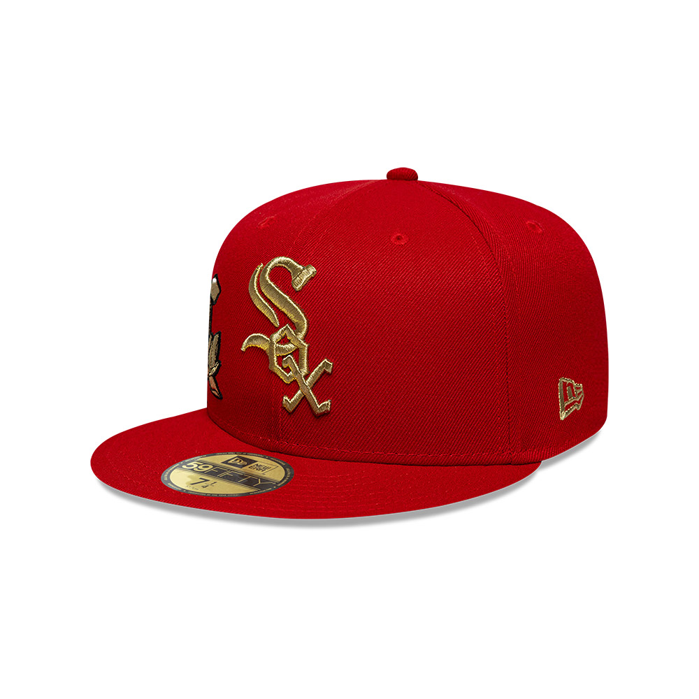 GORRA 59FIFTY MLB CHICAGO WHITE SOX CNY ROJO - 2