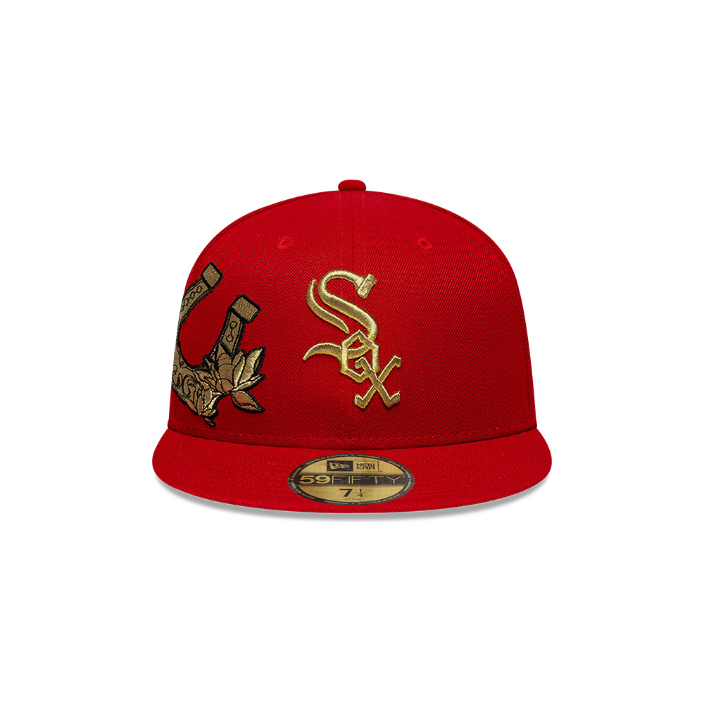 GORRA 59FIFTY MLB CHICAGO WHITE SOX CNY ROJO - 3