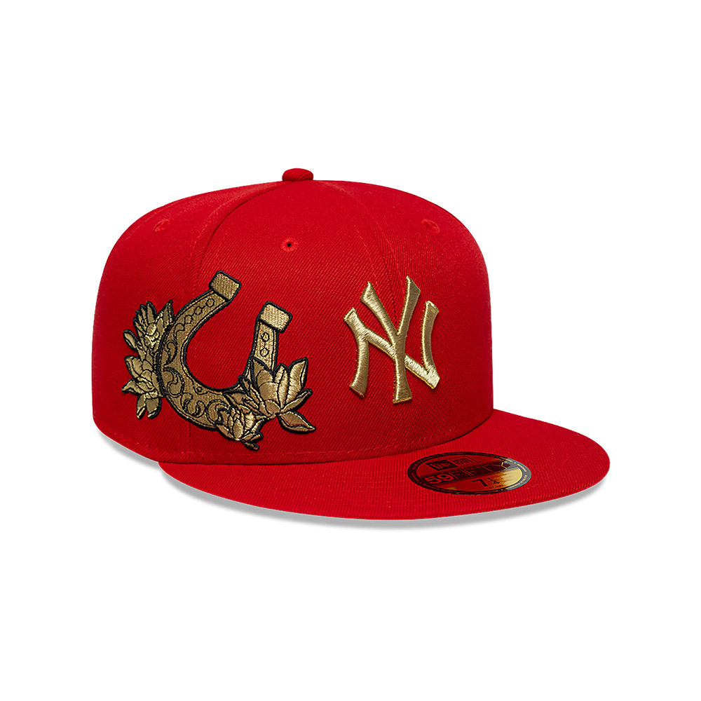GORRA 59FIFTY MLB NEW YORK YANKEES CNY ROJO - 1
