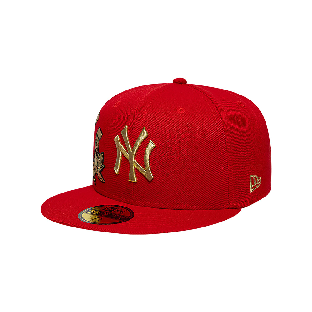 GORRA 59FIFTY MLB NEW YORK YANKEES CNY ROJO - 2
