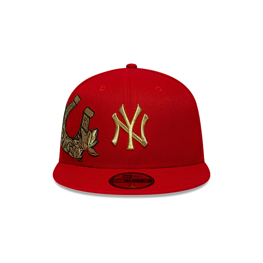 GORRA 59FIFTY MLB NEW YORK YANKEES CNY ROJO - 3