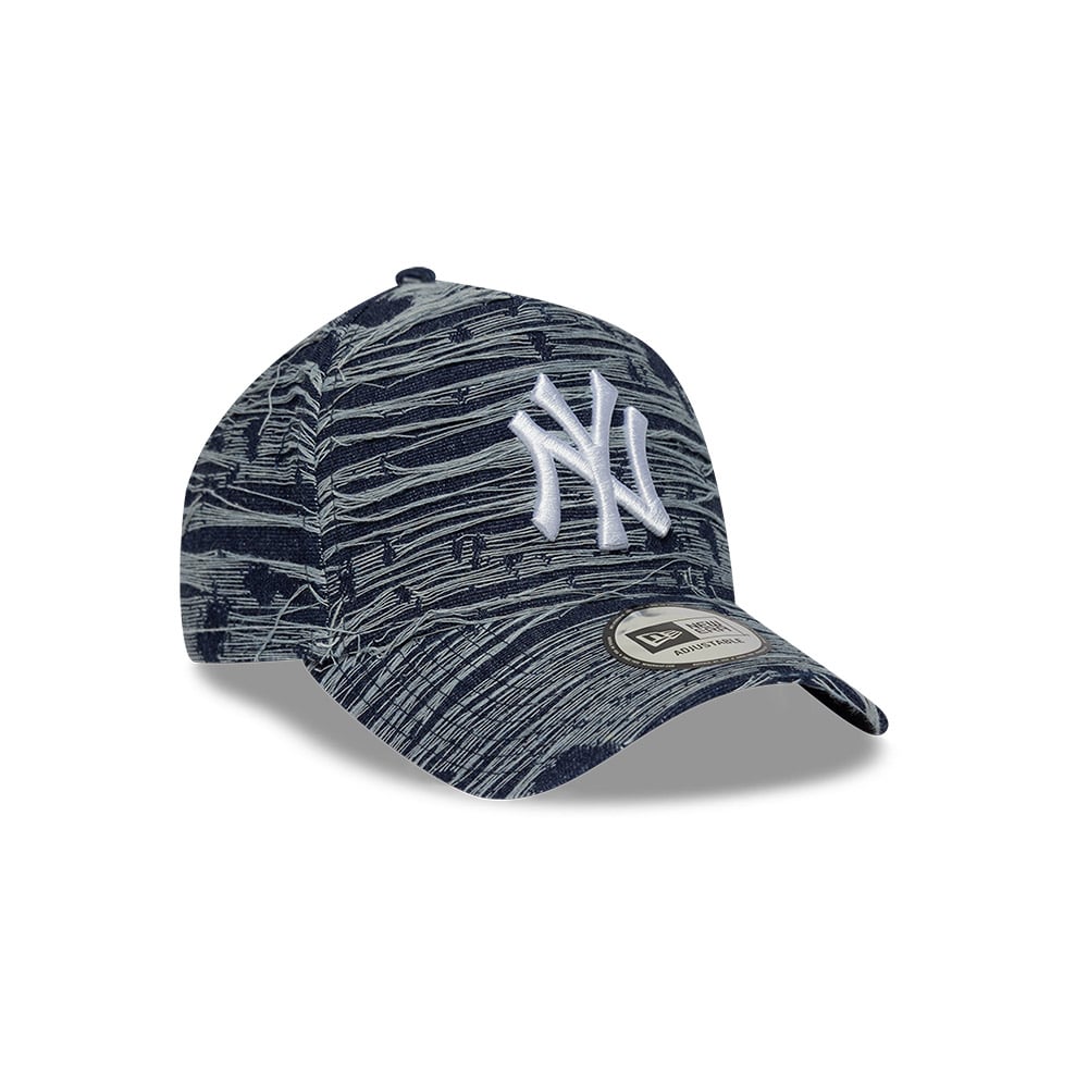 GORRA 9FORTY MLB NEW YORK YANKEES DISTRESSED DENIM AZUL - 2