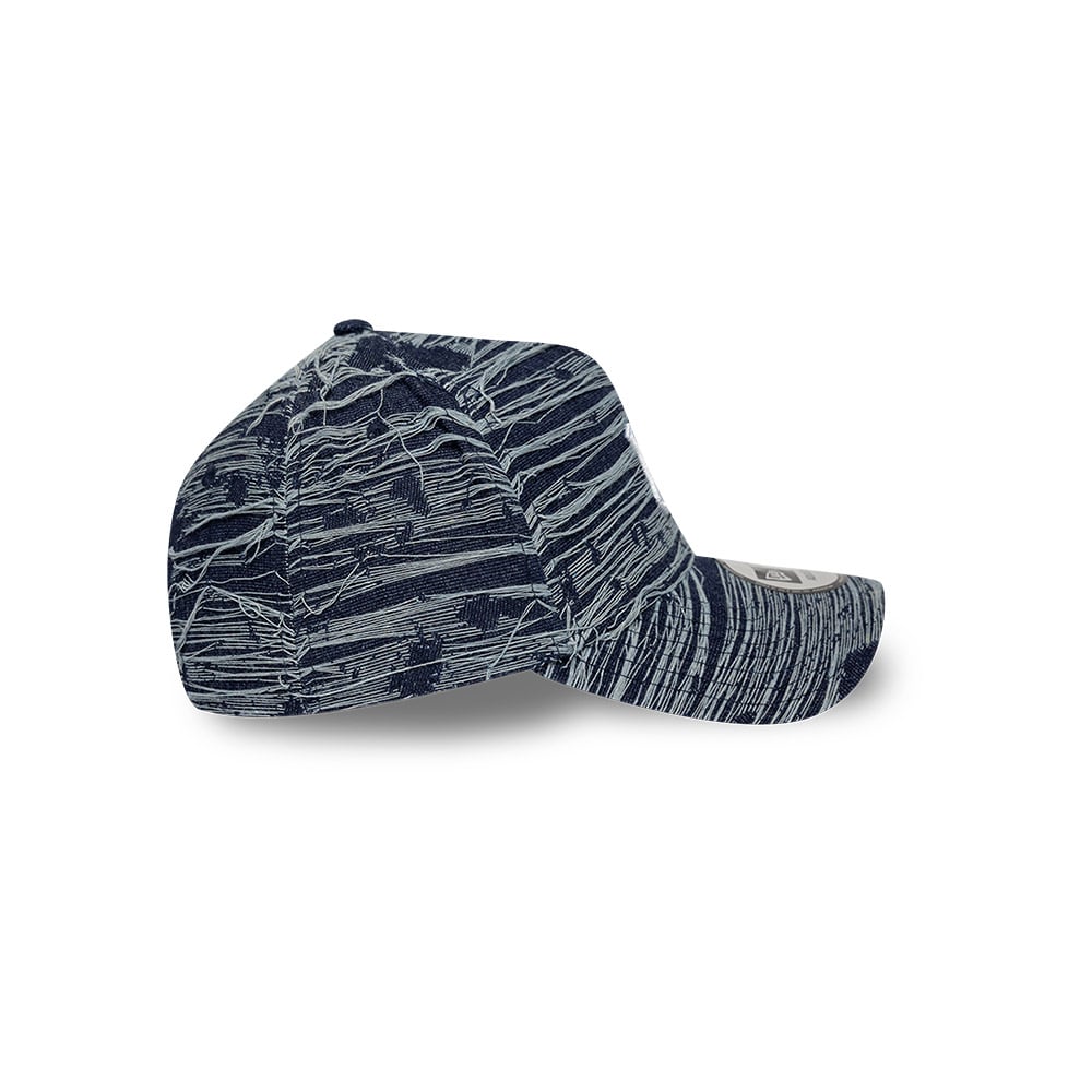 GORRA 9FORTY MLB NEW YORK YANKEES DISTRESSED DENIM AZUL - 4
