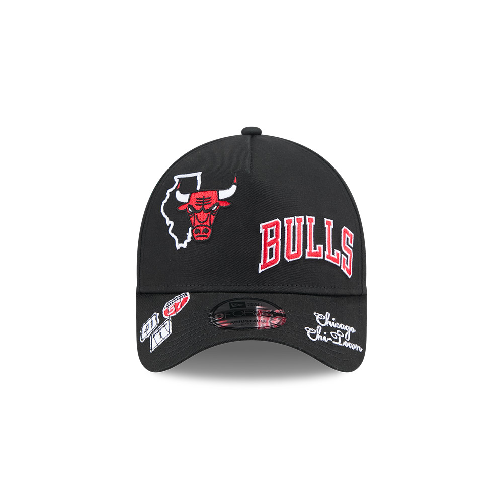 GORRA 9FORTY NBA CHICAGO BULLS REPEAT NEGRO - 3