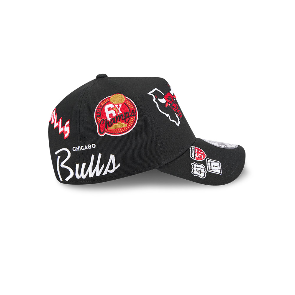 GORRA 9FORTY NBA CHICAGO BULLS REPEAT NEGRO - 6
