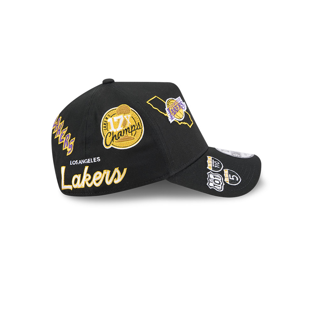 GORRA 9FORTY NBA LOS ANGELES LAKERS REPEAT NEGRO - 5