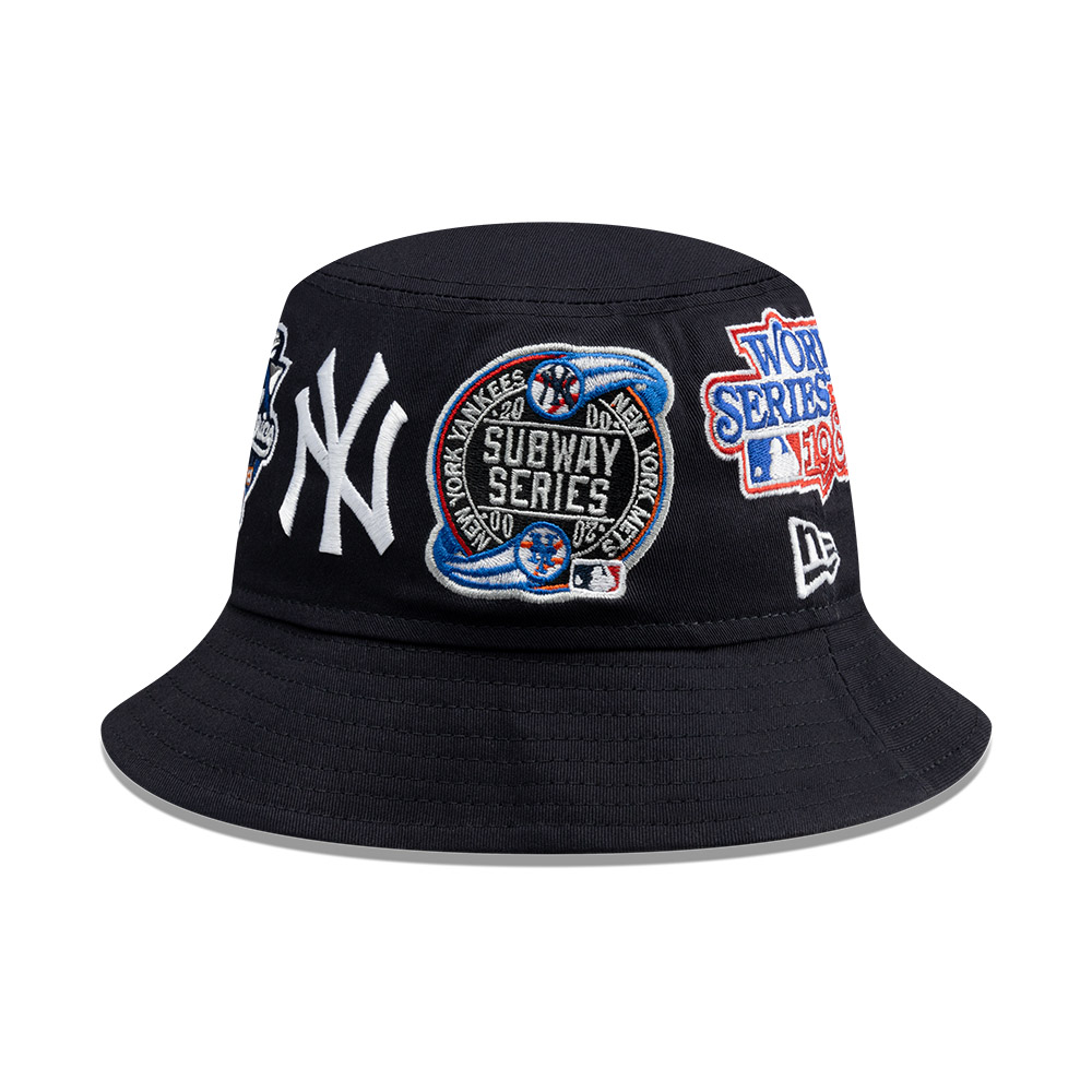 GORRA BUCKETS MLB NEW YORK YANKEES REVERSIBLE HAT NEGRO - 1