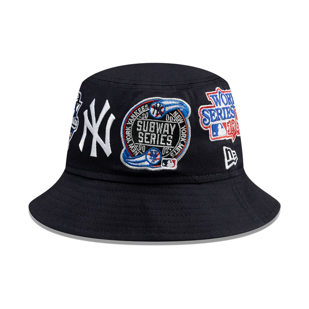 GORRA BUCKETS MLB NEW YORK YANKEES REVERSIBLE HAT NEGRO - 1