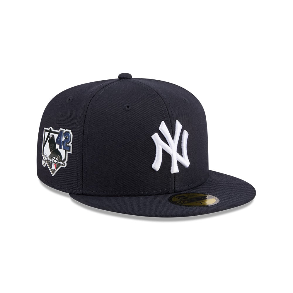 GORRA 59FIFTY MLB NEW YORK YANKEES JACKIE ROBINSON DAY NEGRO - 1