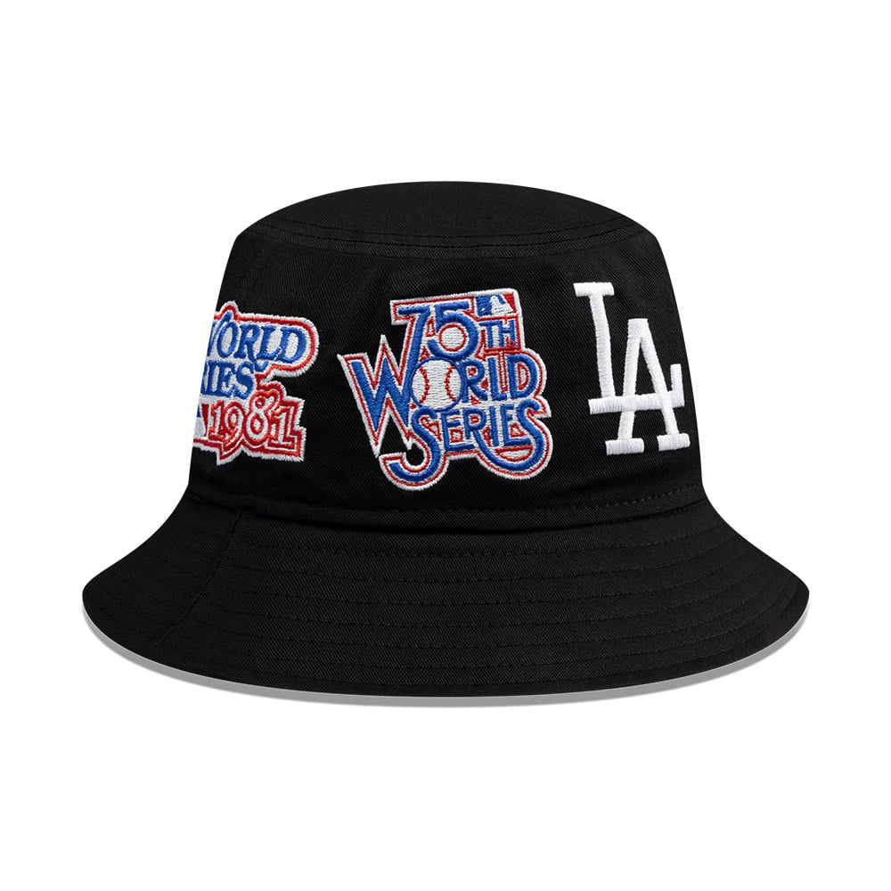 GORRA BUCKETS MLB LOS ANGELES DODGERS REVERSIBLE HAT NEGRO - 2