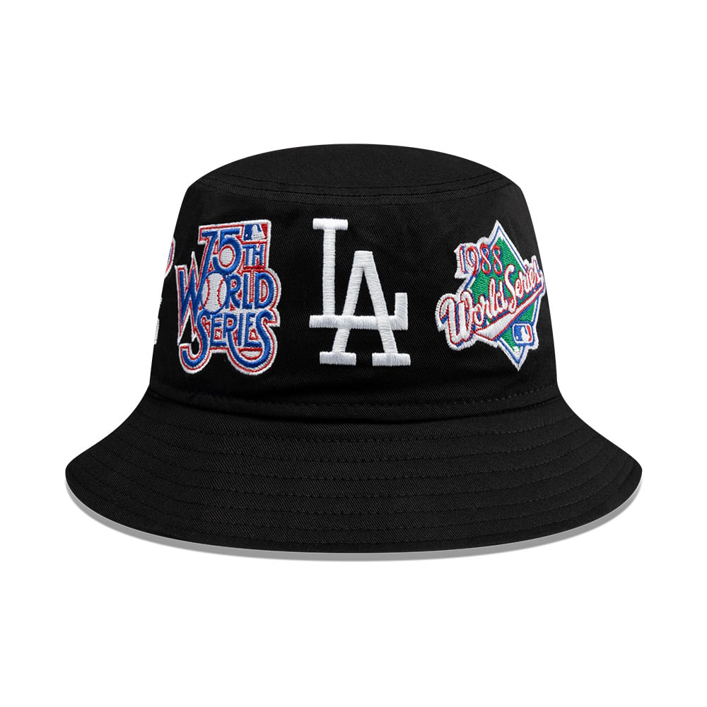 GORRA BUCKETS MLB LOS ANGELES DODGERS REVERSIBLE HAT NEGRO - 3