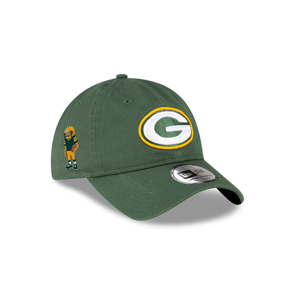 GORRA CASUAL CLASSIC NFL BAY PACKERS BAD BUNNY VERDE - 1
