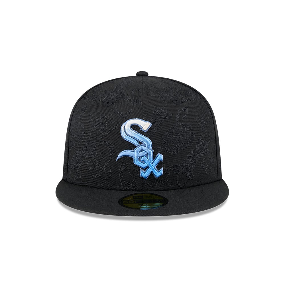 GORRA 59FIFTY MLB CHICAGO WHITE SOX TONAL KOI NEGRO - 2