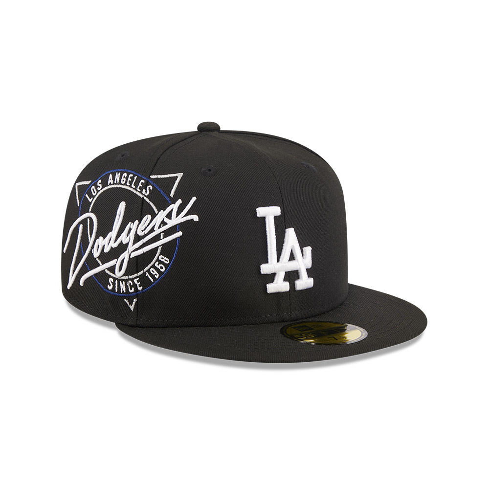 GORRA 59FIFTY MLB LOS ANGELES DODGERS NEON NEGRO - 1