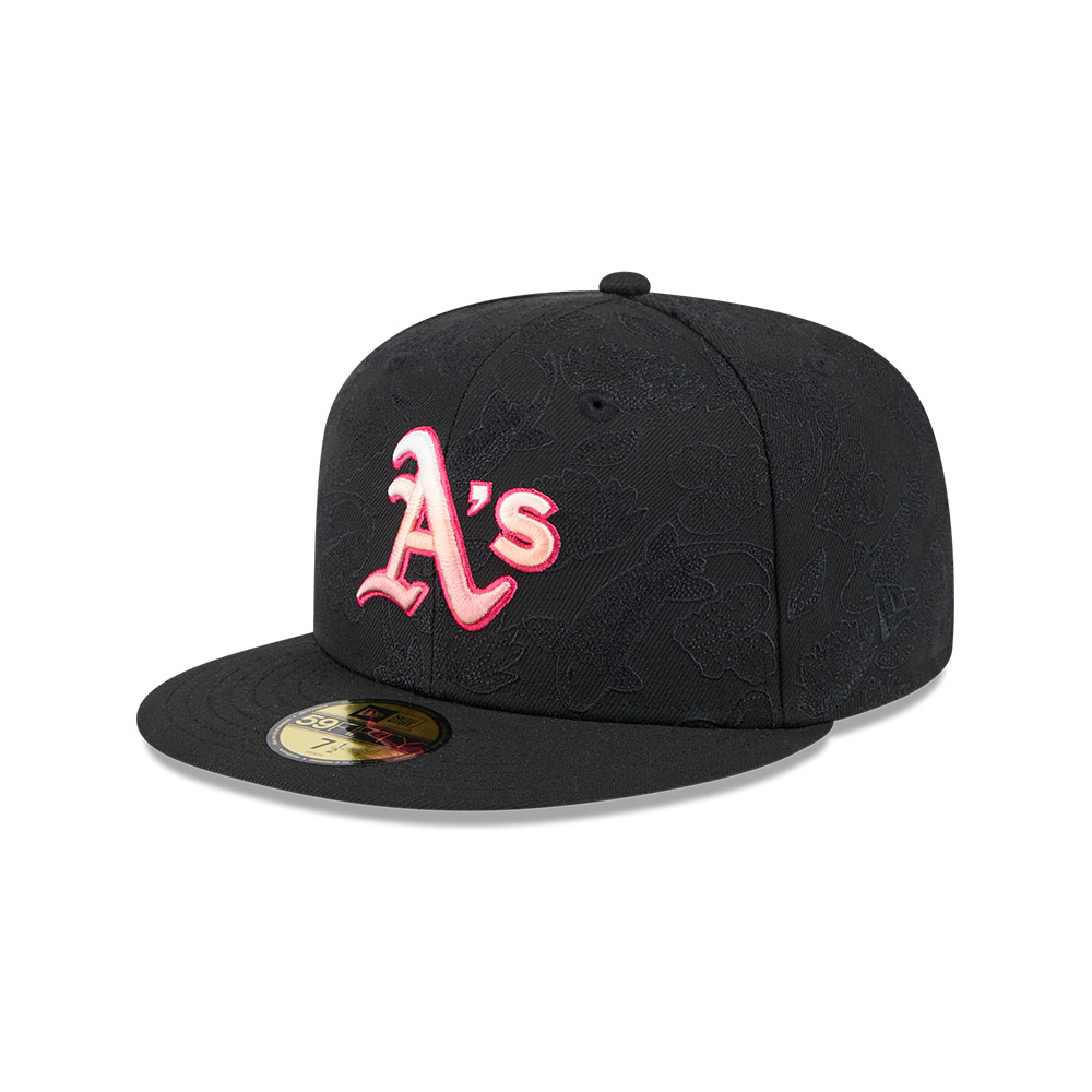GORRA 59FIFTY MLB OAKLAND ATHLETICS TONAL KOI NEGRO - 1